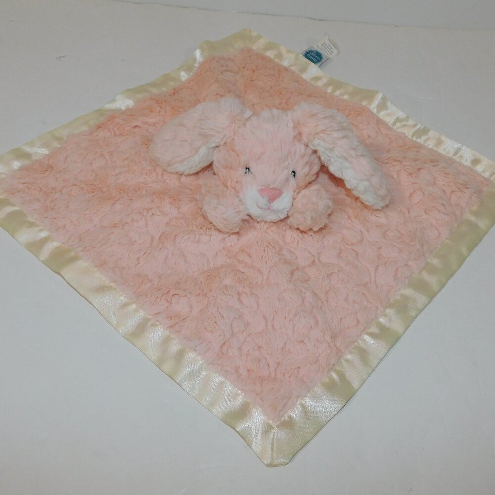 Mary Meyer Putty Bunny Rabbit Security Blanket Pink Cream  Baby Lovey Nunu